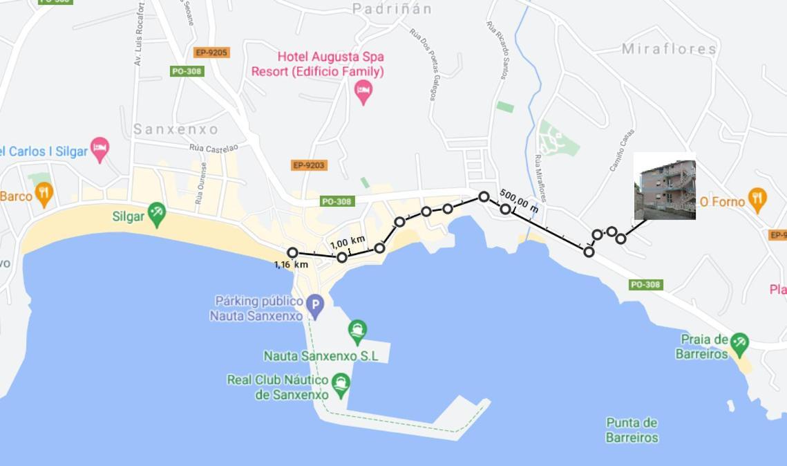 Piso Silgar 10 Pax Lejlighed Sanxenxo Eksteriør billede